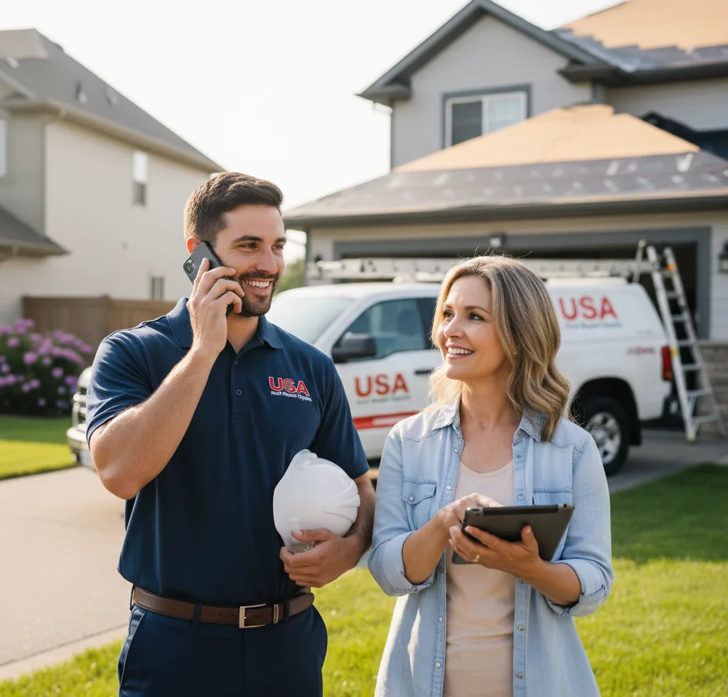 USA Roof Repair Experts customer support in Grand Blanc